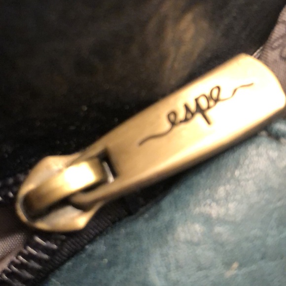 ESPE VEGAN LEATHER CROSSBODY SHOULDER MESSENGER BAG NAVY/DARK TEAL PURSE - #497 - Picture 5 of 16